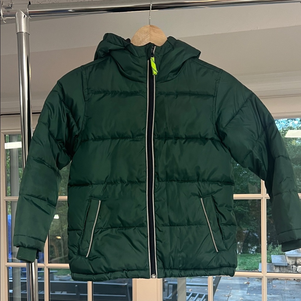 Crewcuts Forest Green Puffer Jacket